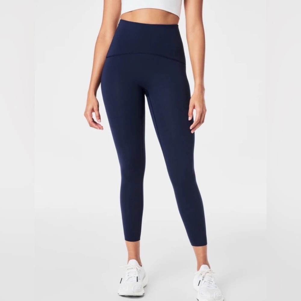 Spanx Booty Boost Active 7/8 Leggings Timeless Navy Women’s Small